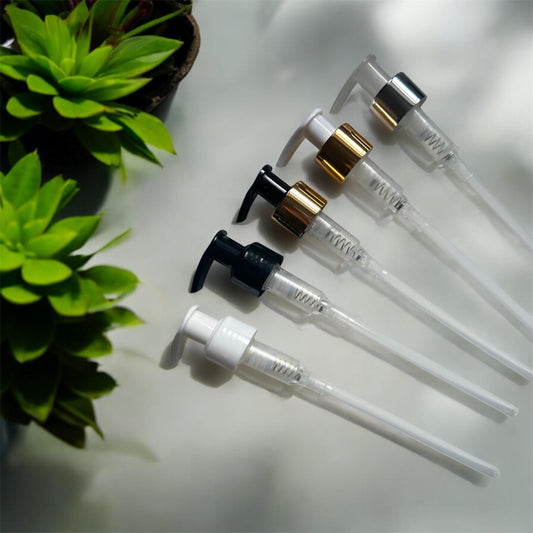 Replacement Pump | Black/Gold White/Gold | Black | White Clear/Silver Fits  24/410 Bottle Neck Soap Dispenser Pump Replacement 24mm Opening