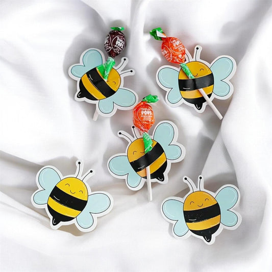 Cute Lollipop Holder Bumble Bee  -  Kids Children Party Bag Filler Gift - Lollipop NOT included